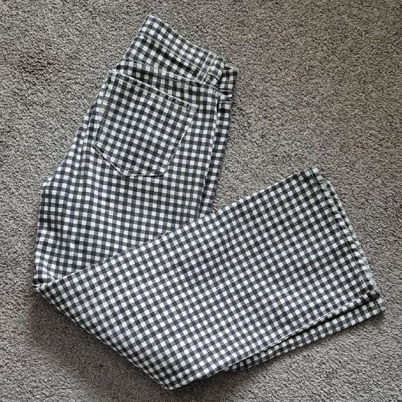 Reformation Monochrome Checkered Pants - Size: 26 - Picture 8 of 8